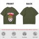 Olive T-Shirt With Cute Ramen Bowl Graphic And 'Use Your' Text