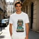 I Have The Paw-er Lion Graphic Olive T-Shirt