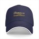 Black baseball cap with 'You Literally Mean Figuratively' text print