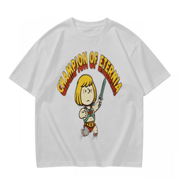 Champion of Eternia Cartoon Character Graphic T-Shirt