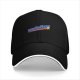 Black baseball cap with 'The Less You Know' retro graphic