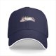 Black Baseball Cap With Lazy Unicorn Graphic Print