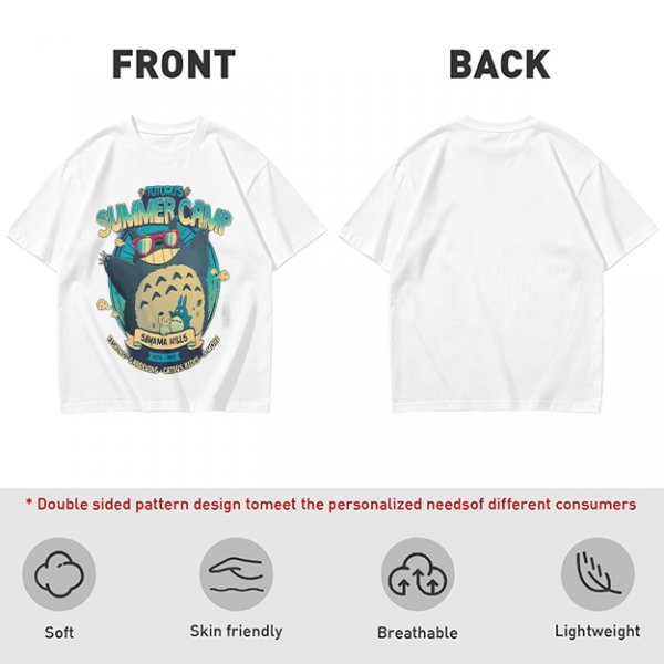 Totoro's Summer Camp Graphic T-Shirt