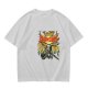Olive graphic t-shirt with Dark Souls metal-style print