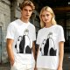 Olive T-Shirt With Panda Balancing Ramen Bowl Print