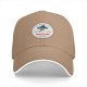 Black Baseball Cap With Aperture Bakery Cake Logo Print