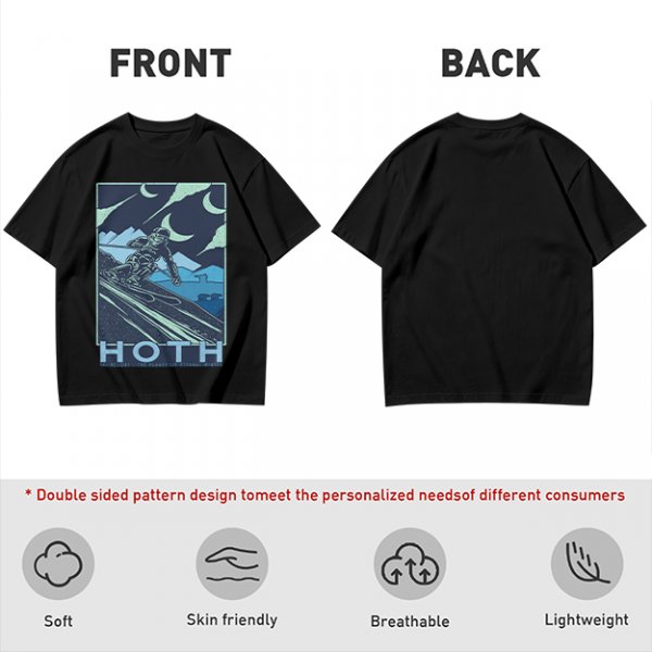 Hoth Skiing Graphic Tee for Winter Sports Fans