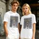 Olive t-shirt with retro video game 'It's dangerous to go alone' print