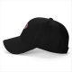 Black baseball cap with Trash Love raccoon and opossum heart graphic