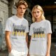 Olive Green T-Shirt With Vacation And Five Star Graphic Print