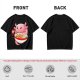 Olive T-Shirt Featuring a Cute Pink Axolotl Eating Ramen
