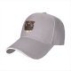 Black Coffee Skull Graphic Black Baseball Cap