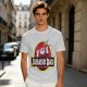 Olive T-Shirt with Jurassic Dad Dinosaur Graphic Print