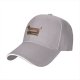 Black baseball cap with dachshund plank champion graphic