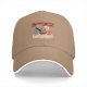 Black baseball cap with cats eating ramen graphic