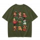 Christmas Capybara Characters Graphic T-Shirt