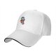Black Baseball Cap With Cute Astronaut Animal Graphic
