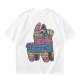 Olive T-Shirt With Colorful Donkey Pinata Graphic Print