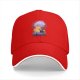 Black Baseball Cap With Anime Character Sunset Ship Art Print