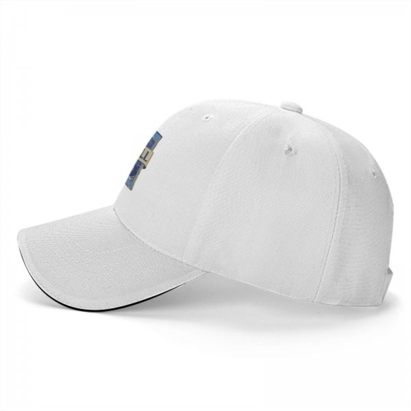 Black Baseball Cap with Blue Shell Brewing Co Mushroom White IPA Print