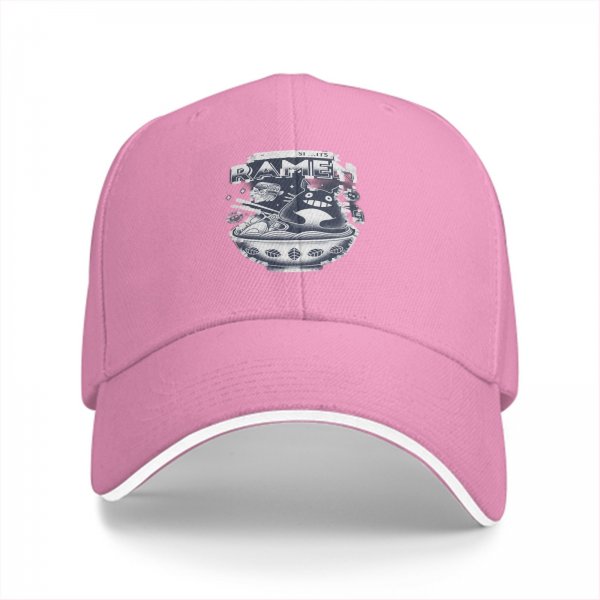 Black baseball cap with Ramen Totoro graphic print