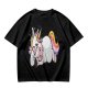 Olive T-shirt with Bored Unicorn Graphic Print