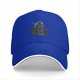 Black Baseball Cap With Dark Fantasy Knight Warrior Print