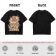 Olive T-Shirt with Octopus Takoyaki Shop Cat Art Print