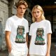 I Have The Paw-er Lion Graphic Olive T-Shirt