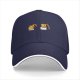 Black Baseball Cap With Cute Sushi Cat Graphic Prints
