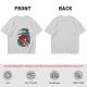 Spirited Away anime graphic olive green short sleeve t-shirt