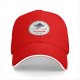 Black Baseball Cap With Aperture Bakery Cake Logo Print