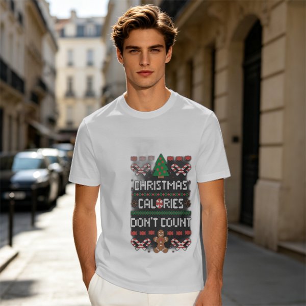 Christmas Calories Don't Count Ugly Christmas T-Shirt