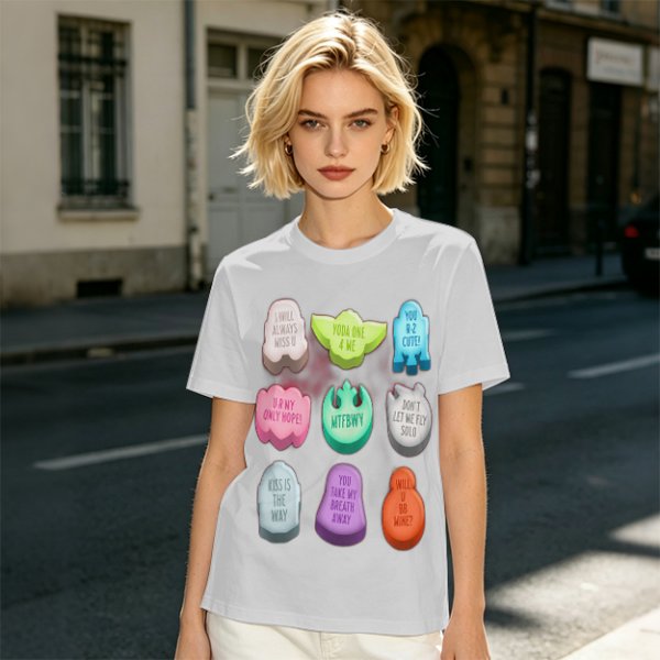 Star Wars Conversation Hearts Graphic Tee