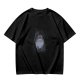 Olive Green T-Shirt With Totoro In Grass Graphic Print