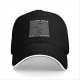 Black baseball cap with Sayama Hills Forest Spirits graphic print