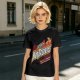 Olive green graphic t-shirt with Hot Trekkies Star Trek themed print
