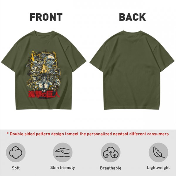 Attack on Titan Colossal Titans Graphic Tee