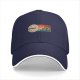 I Love Flat Earth Eclipse Graphic Black Baseball Cap