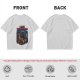 Olive t-shirt with 'I Have Trust Issues' chibi knight graphic