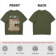 Owl sushi chef at Japanese sushi shop graphic t-shirt