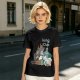 Olive T-Shirt Featuring 'king Club' and Animated Characters Print
