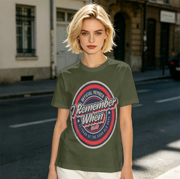 I Remember When Club Official Member Veteran T-Shirt