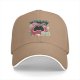 Black baseball cap with tomato power-up snack graphic