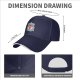 Black baseball cap with Midgar football club crest print