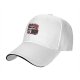 Black baseball cap with raccoon graphic doing the bare minimum
