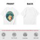 Olive T-shirt with Totoro Neighbor Graphic Print