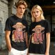 Olive T-Shirt With Monkey In Straw Hat Pirate Print