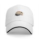 Black Baseball Cap With Playful Opossum Graphic Design