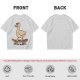 Olive T-Shirt Featuring a Cool Duck Wearing Sunglasses Riding a Skateboard